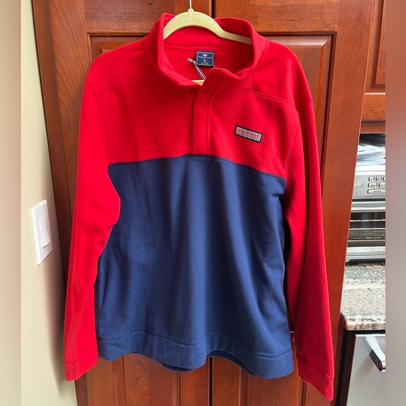 NWT Men’s Vineyard Vines Harbor Fleece Shep Shirt - Picture 9 of 9
